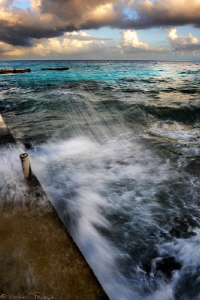 stormy weather (Rangiroa - pension Cécile) by Mathieu Foulquié 
